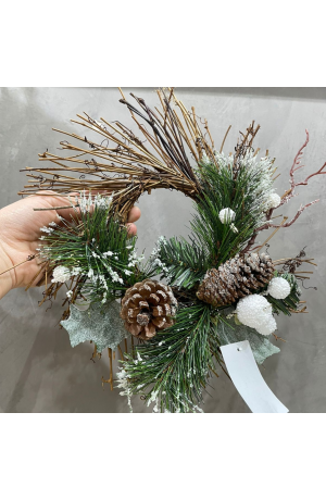 Mini Guirlanda com Pinha 26cm