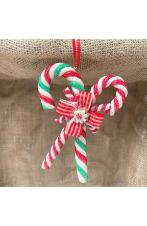 Enfeite Biscuit Bengala Doce Colorido