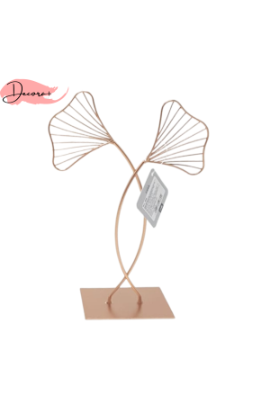 Enfeite Decorativo Folhas Rose