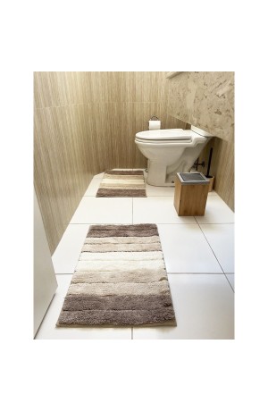 Tapete Bege Antiderrapante 80cm