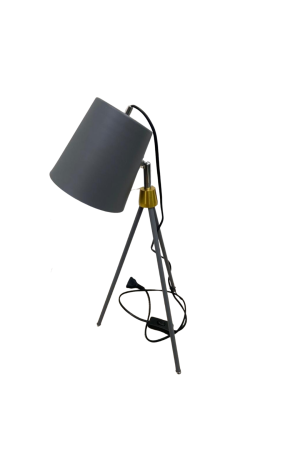 Luminaria Preta Tripé