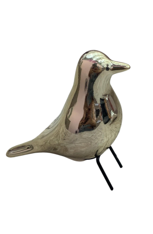 ENF. PASSARO DOURADO PORCELANA